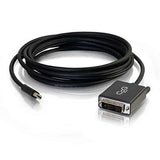 C2G 54335 Mini DisplayPort Male to Single Link DVI-D Male Adapter Cable, TAA Compliant, Black (6 Feet, 1.82 Meters)