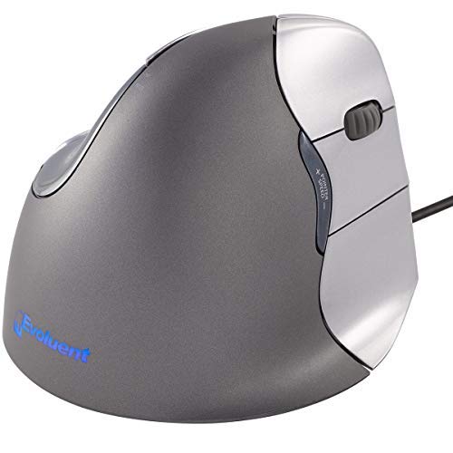Evoluent VM4R VerticalMouse 4 Right Handed - The Patented Shape Supports Your Hand