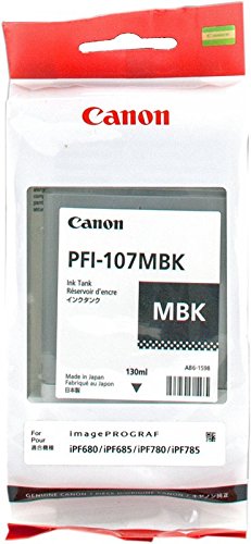 Canon 6704B001AA 130ml Ink Tank for Canon iPF680/685/780/785, Matte Black