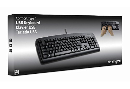 Kensington Comfort Type USB Keyboard for Desktop PCs, Laptops, Netbooks(KMW64338)