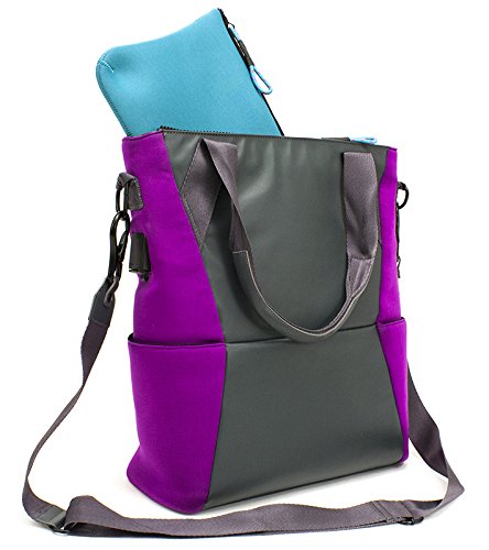 M-Edge International Tech Tote with Battery (TOT-MT-N-GP)