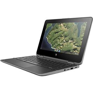 HP Chromebook x360 11 G2 EE 11.6" Touchscreen 2 in 1 Chromebook - 1366 x 768 - Celeron N4000-4 GB RAM - 32 GB Flash Memory - Chrome OS 64-bit - Intel UHD Graphics 600 - BrightView, in-Plane Swi