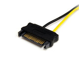 StarTech.com SATA Power to 8 Pin PCI Express Video Card Power Cable Adapter - Power Cable - SATA Power (M) to 8 pin PCIe Power (M) - 5.9 in