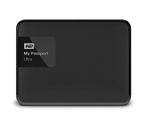 WD 3TB Black My Passport Ultra Portable External Hard Drive - USB 3.0 - WDBBKD0030BBK-NESN [Old Model]