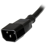 StarTech.com PXT100143 3 Feet 14AWG - C14 to C13 PDU Style Computer Power Extension Cable