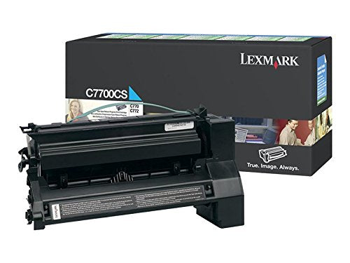 Lexmark C770/C772 Cyan Return Program Print Cartridge