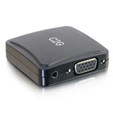 C2G 41410 VGA + 3.5mm to HDMI Adapter Converter, Black
