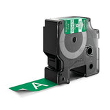 Dymo Rhino Tape Vinyl Label Cassette, 1-Inch 24mm, Green (1805426)