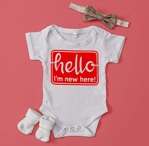 Cricut 2006827 Baby Bodysuit Blank, 6-9 Months Infusible Ink, White