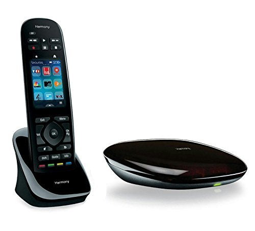 Refurbished Logitech Harmony Ultimate Remote with Customizable Touch Screen and Closed Cabinet RF Control