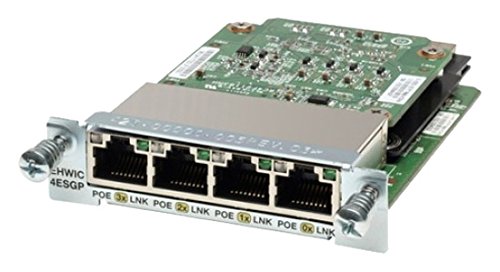 Cisco EHWIC-4ESG-P 4PORT 10/100/1000 Ethernet Switch Interface Card