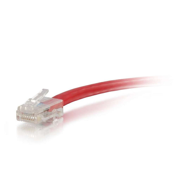 C2G 04149 Cat6 Cable - Non-Booted Unshielded Ethernet Network Patch Cable, Red (2 Feet, 0.60 Meters)