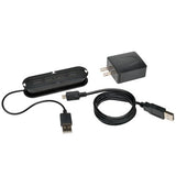 Tripp Lite U222-004-R USB2.0 Certified Ultra Mini Hub with Extension Cable and 100-240V Adapter 4 Port