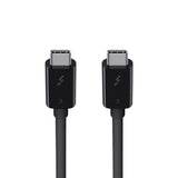BELKIN F2CD084BT0.8MBK Belkin Thunderbolt 3 Cable (100W Thunderbolt Cable, USB-C to USB-C Cable), 2.6ft/0.8M,