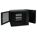 Tripp Lite SRW12U33 12U Wall Mount Rack Enclosure Cabinet with 33-Inch Extended Depth (Black)