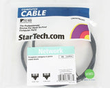 StarTech.com 3 ft. (0.9 m) Cat6 Cable - Power Over Ethernet - Snagless - Black - Ethernet Network Cable (N6PATCH3BK)