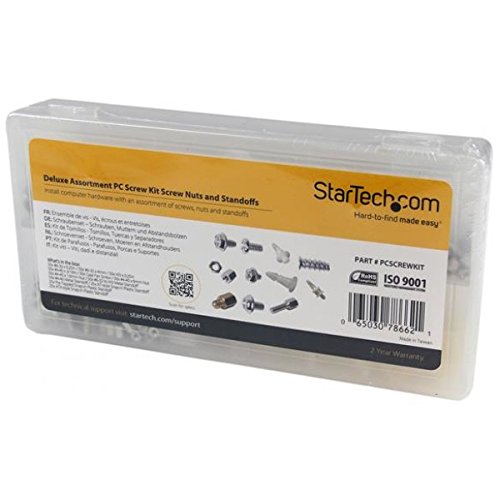 PCSCREWKIT - StarTech.com PC Screw Kit - Screw Nuts and Standoffs Top-Loading - Plastic