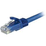StarTech.com 1ft Blue Cat6 Patch Cable with Snagless RJ45 Connectors - Short Ethernet Cable - 1 ft Cat 6 UTP Cable (N6PATCH1BL)