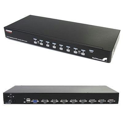 CONTROL UP TO 8 VGA AND USB COMPUTERS FROM A SINGLE KEYBOARD, MOUSE AND MONITOR