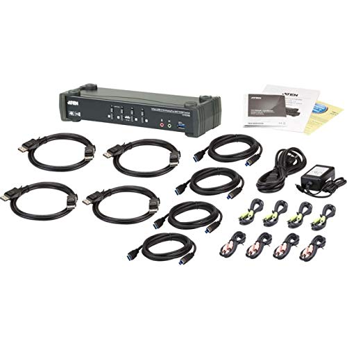 Aten 4PORT USB3.0 4K DP MST KVMP (CS1924M)