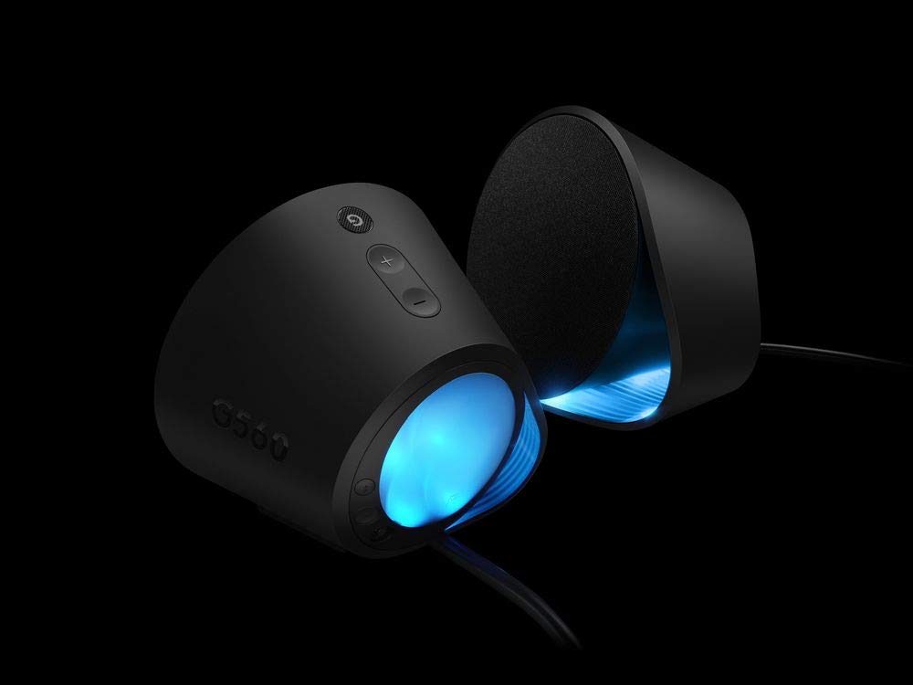 Logitech 980-001300 G560 LIGHTSYNC PC Gaming Speakers with Game Driven RGB Lighting
