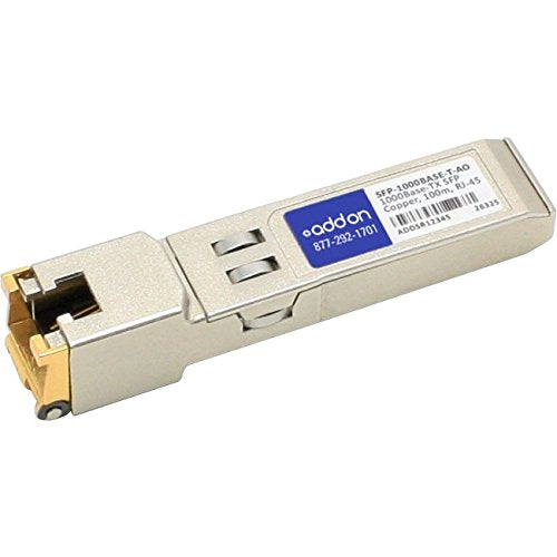 AddOn MSA and TAA Compliant 10GBase-TX SFP+ Transceiver (Copper, 30m, RJ-45)