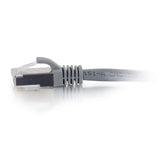 C2G 00971 Cat6a Cable - Snagless Shielded Ethernet Network Patch Cable, Gray (6 Inches)