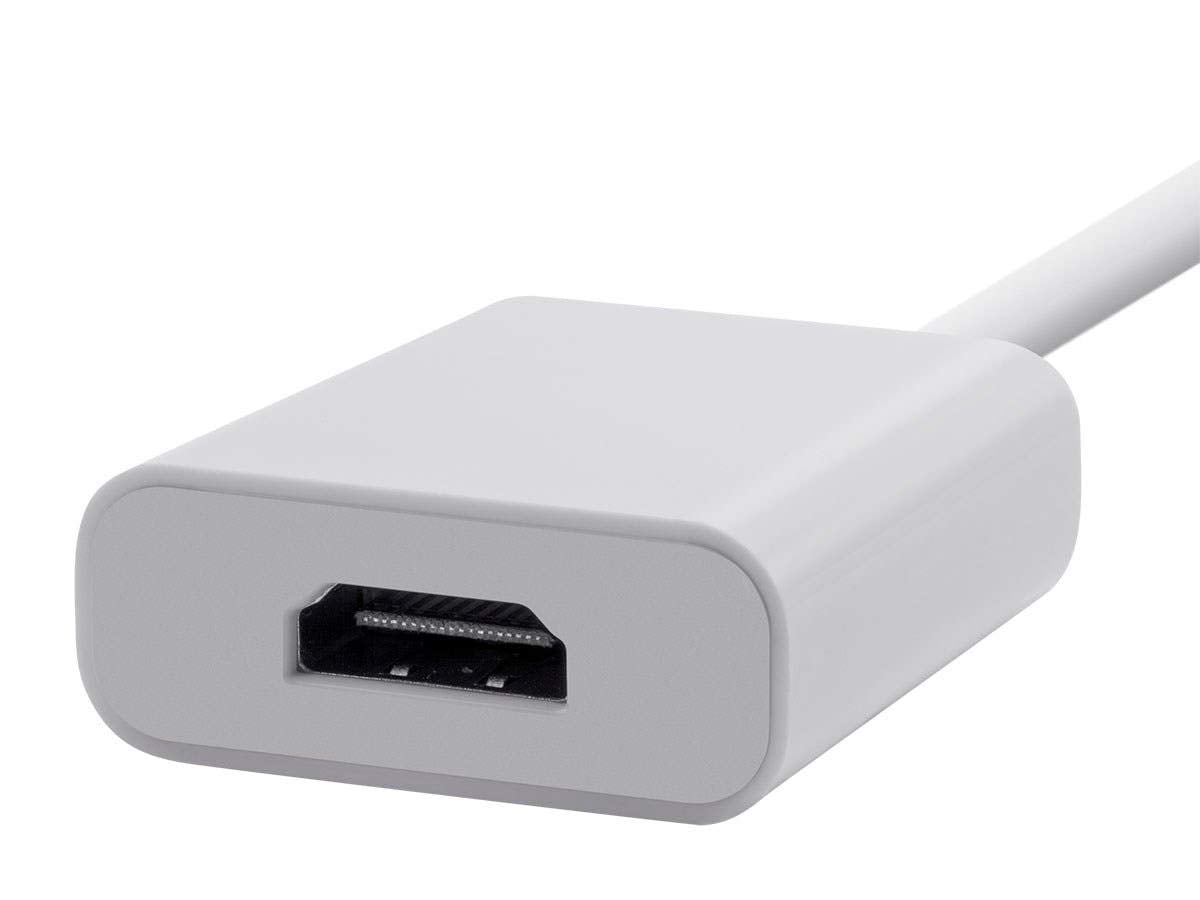 Monoprice USB-C to HDMI Adapter - White, Supports Up To 10Gbps Data Rate & USB 3.1 SuperSpeed - Select Series