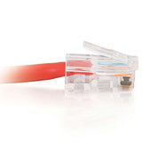 C2G 24503 Cat5e Crossover Cable - Non-Booted Unshielded Network Patch Cable, Red (5 Feet, 1.52 Meters)