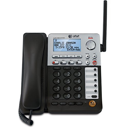 AT&T SynJ SB67148 Dect_6.0 Handset 4-Line Landline Telephone