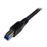 StarTech.com 1m SuperSpeed USB 3. Cable Right Angle A to B 3 ft USB 3 Cable Right Angle USB 3. A (M) to USB 3. B (M)