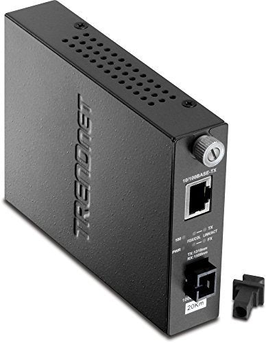 TRENDnet 10/100Mbps TX to 100Base-FX Dual-Wavelength Single-Mode Fiber Converter