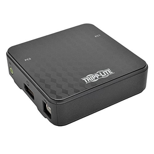 TRIPP LITE 2-Port DisplayPort KVM Switch with Audio, Cables & USB 3.0 Hub (B004-DPUA2-K)
