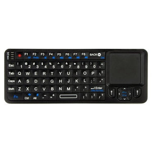 VisionTek CandyBoard Wireless 2.4GHZ RF Mini QWERTY Keyboard with Universal IR TV Remote Control - 900507
