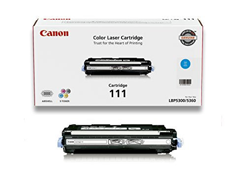 Genuine Canon Toner Cartridge 111, Cyan (1659B008)