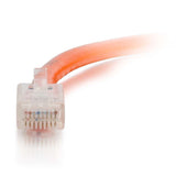 C2G 04191 Cat6 Cable - Non-Booted Unshielded Ethernet Network Patch Cable, Orange (2 Feet, 0.60 Meters)