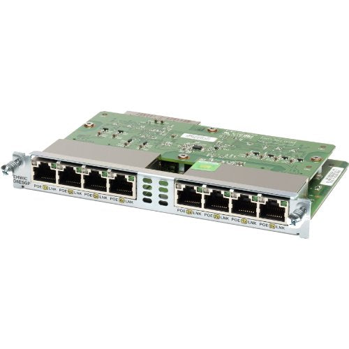 Cisco EHWIC-D-8ESG-P 8PORT 10/100/1000 Ethernet Switch Interface Card