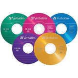 Verbatim 700 MB 2x-4x DataLifePlus Color Rewritable Disc CD-RW Slim Case