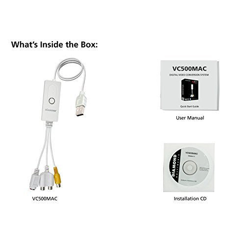 Vc500mac USB 2.0 Video Conversion Device for Mac