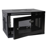 TRIPP LITE 6U Wall Mount Rack Enclosure Server Cabinet, 16.5" Deep, Switch-Depth (SRW6U), Black