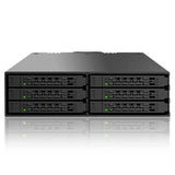 ICY Dock ToughArmor MB996SP-6SB 6 x 2.5 SATA 6Gbps HDD/SSD Mobile Rack/Cage in 1 x 5.25 Bay