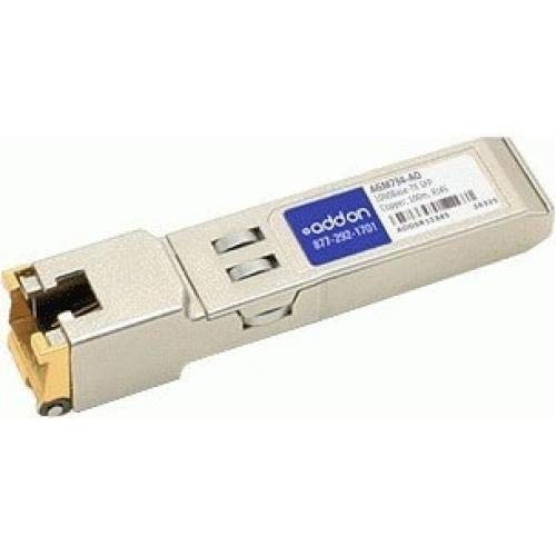 Add-onputer Peripherals, L AGM734-AO Netgear SFP Transceiver Provides 1000Base-TX
