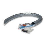 Techly Fixible cable cover 2,5m 25mm diameter, black