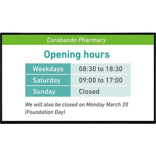 Sharp - PN-Y326-32in 1920x1080p 1100:1 400 Cd/m2 3yr Warr