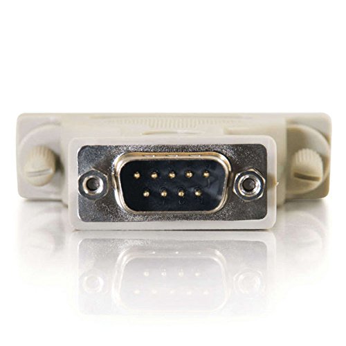 C2G 02449 DB9 Male to DB25 Female Serial RS232 Serial Adapter, Beige