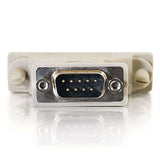 C2G 02449 DB9 Male to DB25 Female Serial RS232 Serial Adapter, Beige