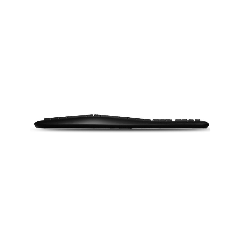 Adesso WKB-1500GB - Wireless Ergonomic Desktop Keyboard and Laser Mouse with Split Keys Design and Palm Rest for Comfort, Long Battery Life, Nano Receiver - Compatible for PC & Windows XP/7/8/10