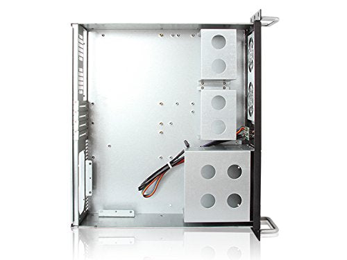 iStarUSA D-314-MATX 3U Compact Rackmount Chassis Compatible with PS2 Power Supply