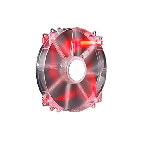 CoolerMaster 200mm MegaFlow 200 Red LED Case Fan