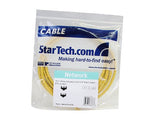 StarTech.com N6PATCH10YL Gigabit Snagless RJ45 UTP Cat6 Patch Cable, 10-Feet (Yellow)